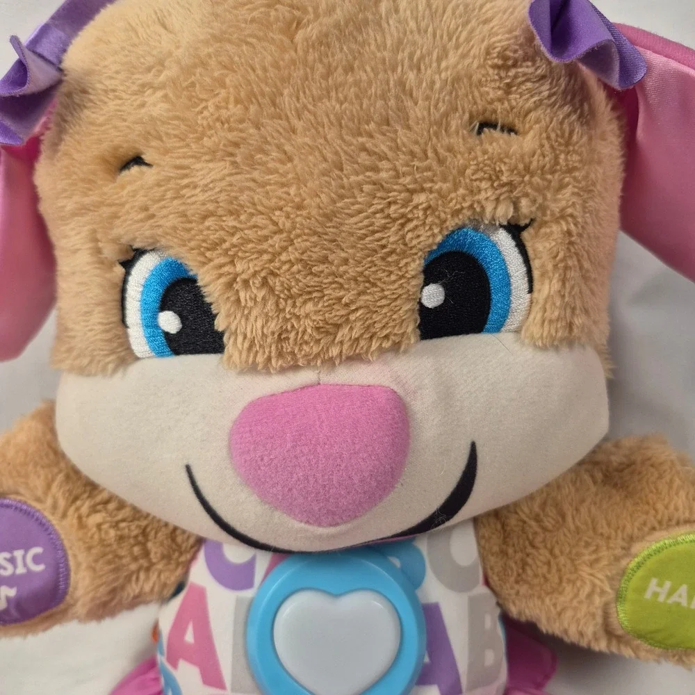 Fisher-Price Laugh & Learn Smart Stage Sis Puppy Girl Plush Pink Educational Toy